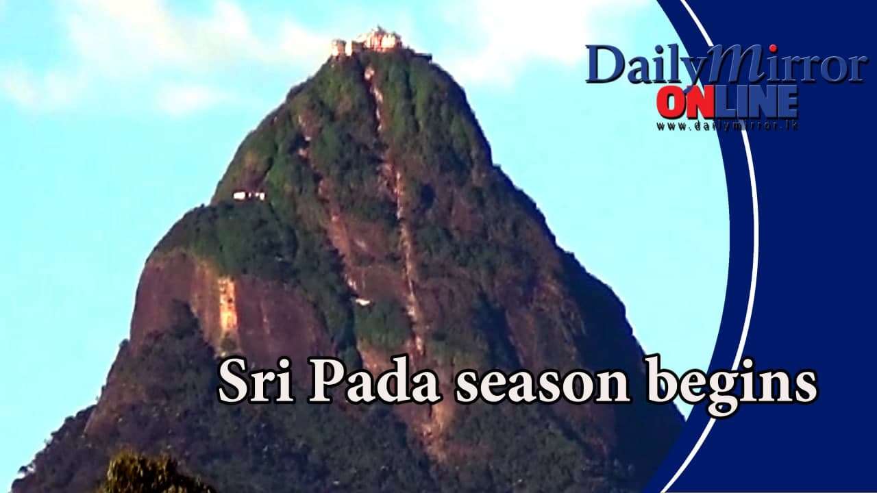 Sri Pada season begins