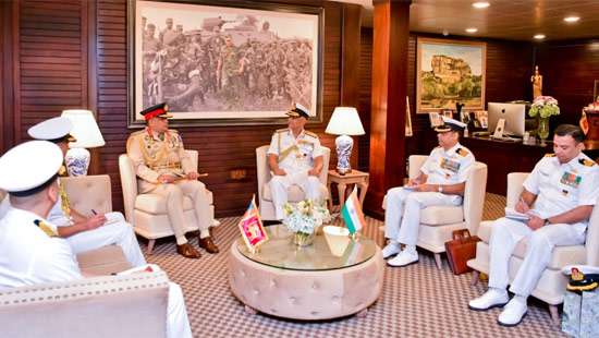 Indian Navy Chief calls on General Silva