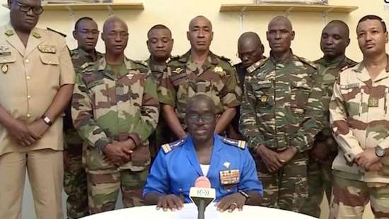 Niger soldiers announce coup and president’s removal on national TV