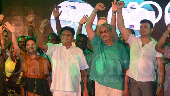 Sajith at Kiribathgoda rally