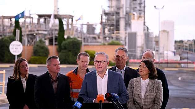 Major refinery fire won’t lead to fuel rationing, Australian PM says