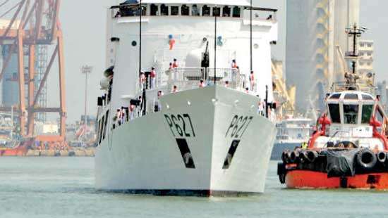 SL Navy’s latest Offshore Patrol Vessel arrives at Port of Colombo