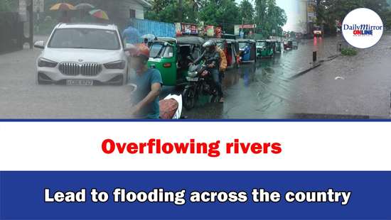 Overflowing rivers , Lead to flooding across the country