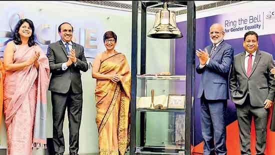 CSE-IFC-global partners ring opening bell to advance women’s leadership in SL biz