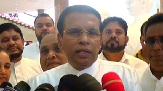Declaring HSZ not acceptable, may cause another uprising against govt. - Maithri
