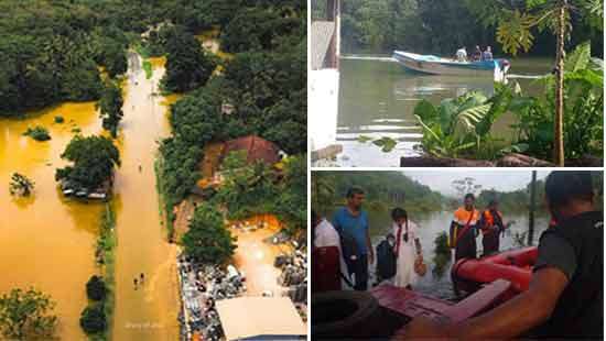 Roads under water...