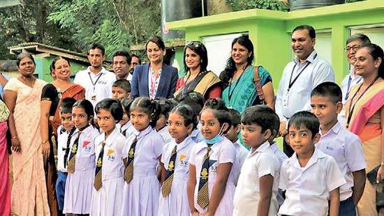 AMCHAM, Teejay Lanka and Habitat for Humanity join hands to uplift sanitation facilities at local schools