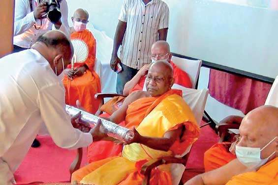 Ven. Palatuwe Jinaratana Thera felicitated in Matara