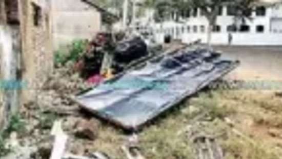 Matara Rest House roof damaged as helicopter carrying PM touches down