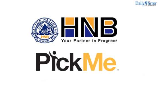 HNB partners with Pick Me to offer free delivery services to customers