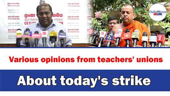 Various opinions from teachers’ unions About today’s strike