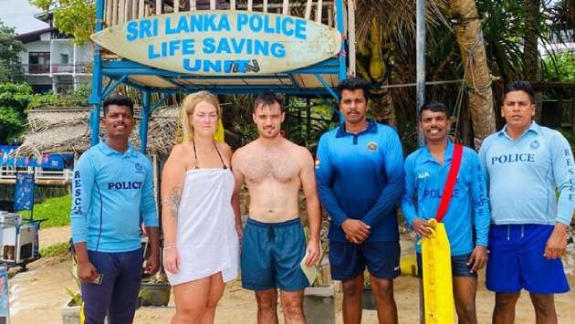 Tourist rescued from drowning in Mirissa