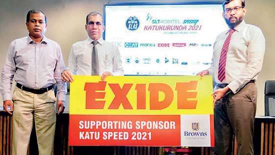 Exide powers SLT Speedup Katukurunda 2021