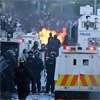 Twelve police officers injured on second night of unrest in Northern Ireland