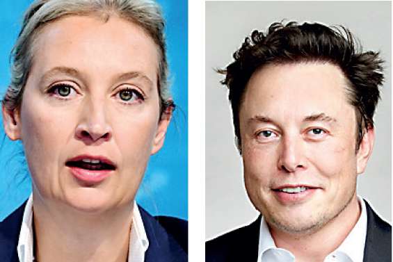 Elon Musk highlights Sri Lankan partner of German Far-Right Leader