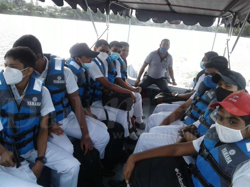 Boat ride to school in Wellawatta