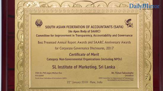 SLIM strikes Gold and SAARC merit award