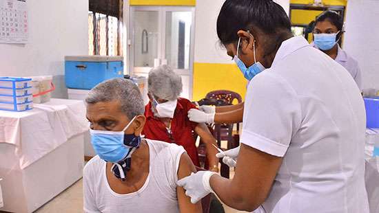 Sinopharm jab for 60 plus in Angoda