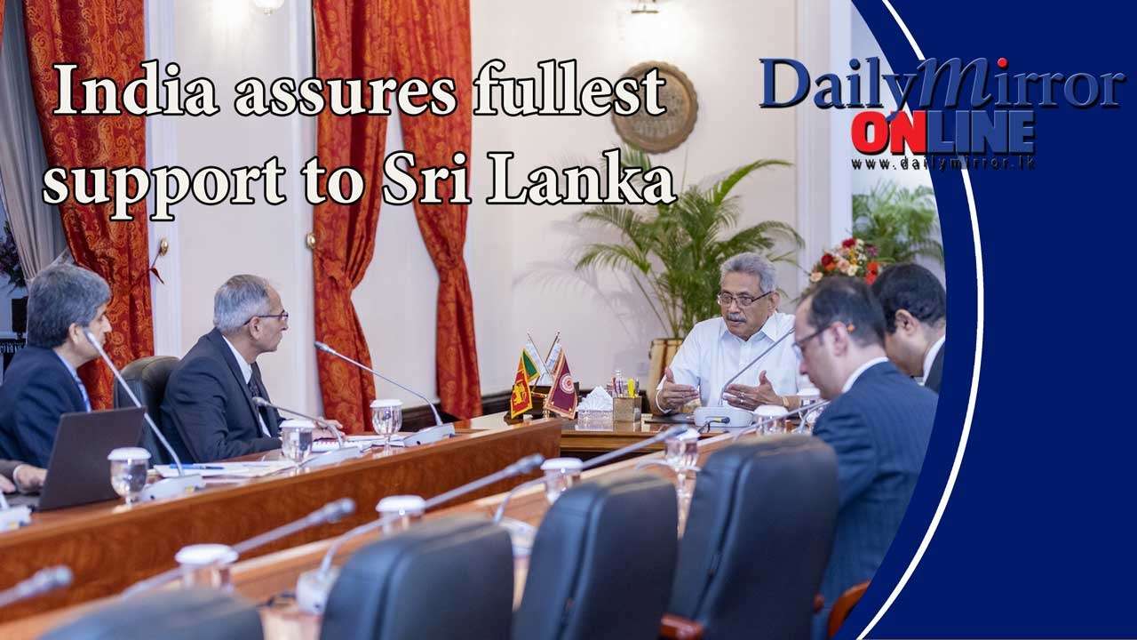 India assures fullest support to Sri Lanka