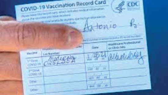 COVID vaccine card mandatory when visiting public places from Jan. 1