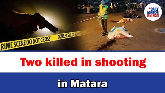 Two killed in shooting in Matara