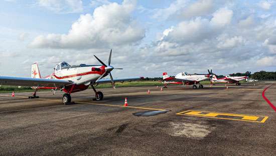 Air Tractors at Ratmalana Int’l airport