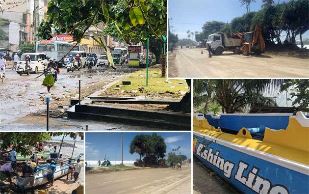 Winds, waves damage boats on Southern coast