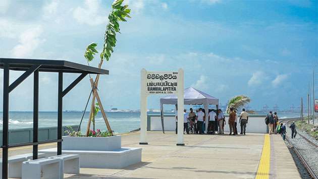 Bambalapitiya Railway Station gets Rs. 60 million facelift