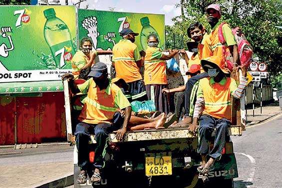 Colombo during curfew hours