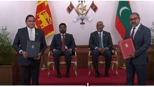 Two agreements signed between Sri Lanka, Maldives