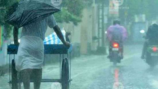 Heavy rains to continue even today after 2 pm: Met. dept.