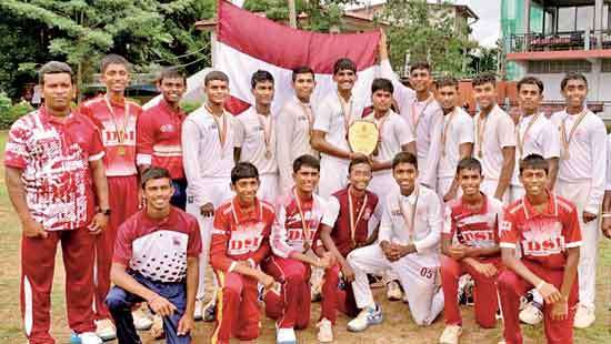 Vidyaloka College cricket champs at School Games