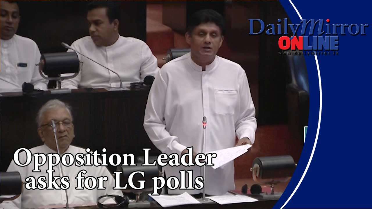 Opposition Leader asks for LG polls