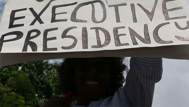 Sri Lankans sharply divided on abolishing executive presidency : research reveals
