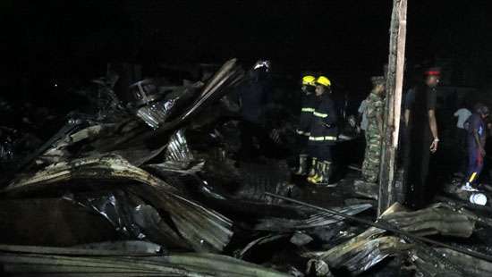 220 people in 80 families affected by Kajeemawatta fire: Police