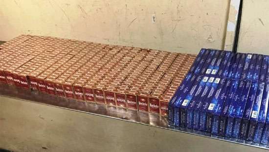 Vesak Day search operations lead to detection of  Rs.5.1 Mn worth cigarettes at BIA