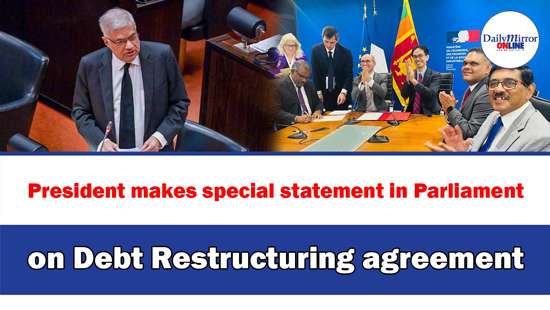 President makes special statement in Parliamenton Debt Restructuring agreement