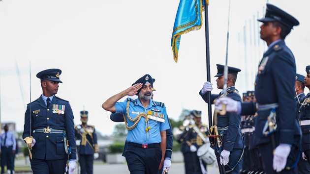 Indian Air Force Chief arrives in Sri Lanka on official visit