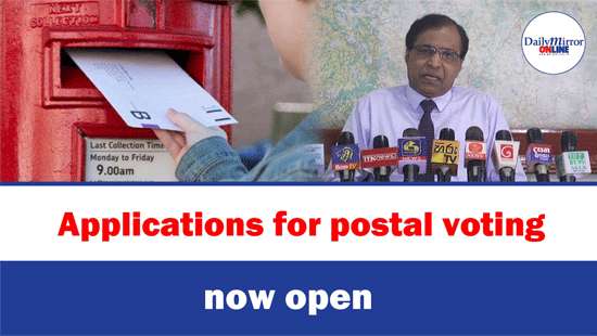 ’’Applications for postal voting now open’’