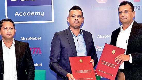 AkzoNobel Paints Lanka inks MoU with VTA