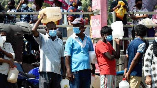 Kerosene queues...