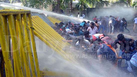 IUSF students teargassed