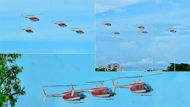 US-gifted choppers take flight