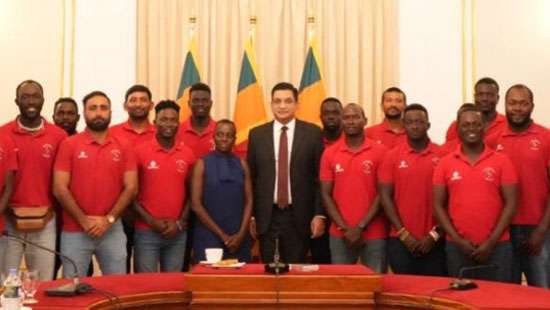 Uganda National Cricket team in town, calls on Ali Sabry