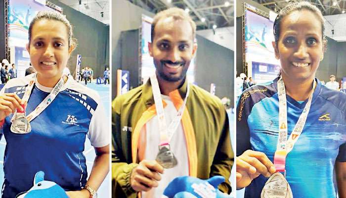 Sri Lankan seniors win silver