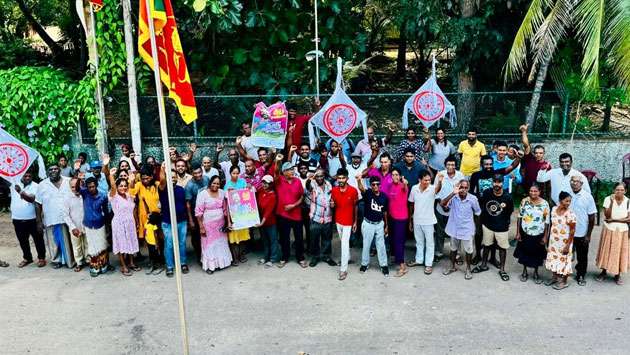 Sri Lankans celebrates Election victory...