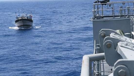 Foreign vessel carrying 250 kilos of heroin brought to Colombo Port