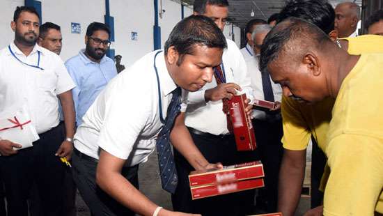 Illicit cigarettes worth over Rs.470 Mn seized by Customs