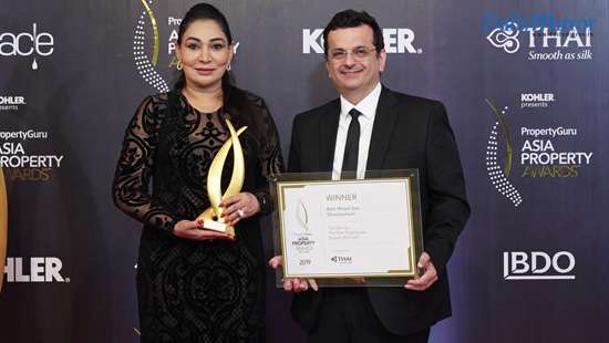 THE ONE – SRI LANKA wins Best Mixed Use Development at Asia Property Awards 2019