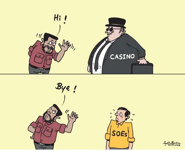 Cartoon of the Day 06-09-2025: Greetings and Goodbyes - The Politics of Priorities